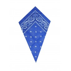 Blue Paisley Bandana Head Scarf Blue Paisley Bandana Head Scarf