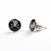 Skull Design Stainless Steel Unisex Stud Earrings