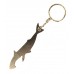 Shark Silver Bottle Opener Keyring