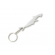 Shark Silver Bottle Opener Keyring Shark Silver Bottle Opener Keyring